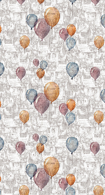 Roller blind modern style balloons print