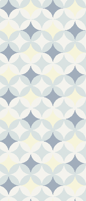 Roller blind for large window Colorful stars