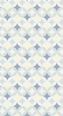 Roller blind for large window Colorful stars