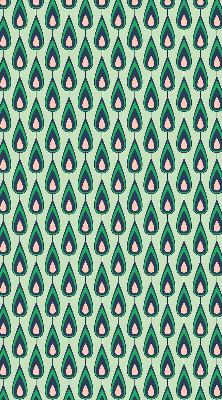Fabric roller blind Drawn avocado
