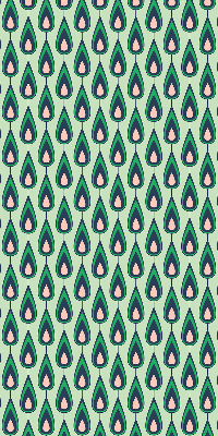 Fabric roller blind Drawn avocado