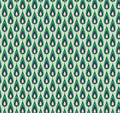 Fabric roller blind Drawn avocado