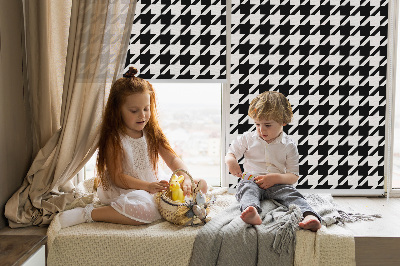 Modern roller blind Geometric pattern