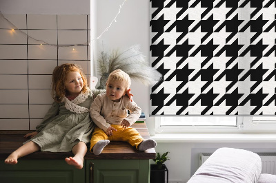 Modern roller blind Geometric pattern