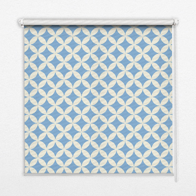 Fabric roller blind Blue stars