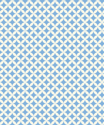 Fabric roller blind Blue stars