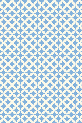 Fabric roller blind Blue stars