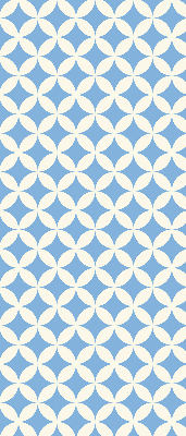 Fabric roller blind Blue stars