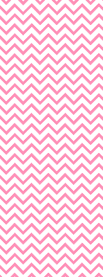 Roller blind for large window Horizontal pink zigzags