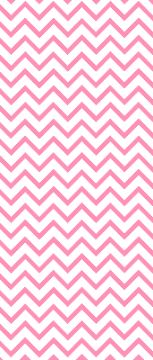 Roller blind for large window Horizontal pink zigzags