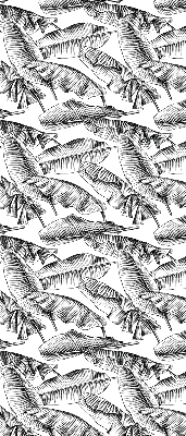 Fabric roller blind Fern leaves