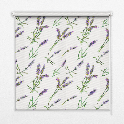 Roller blind for large window Lavender