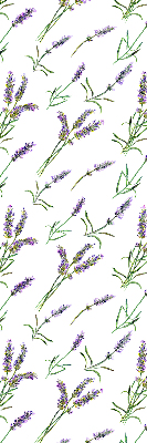 Roller blind for large window Lavender