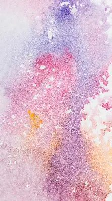 Fabric roller blind artistic paint spill pattern