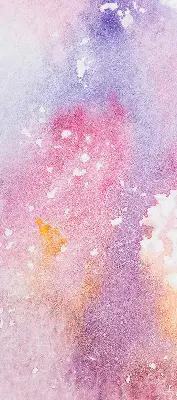 Fabric roller blind artistic paint spill pattern