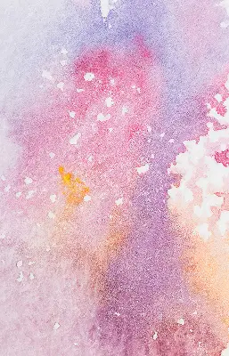 Fabric roller blind artistic paint spill pattern