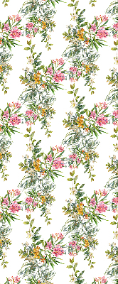 Roller blind for large window Flowers