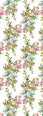 Roller blind for large window Flowers