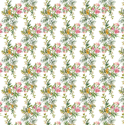 Roller blind for large window Flowers