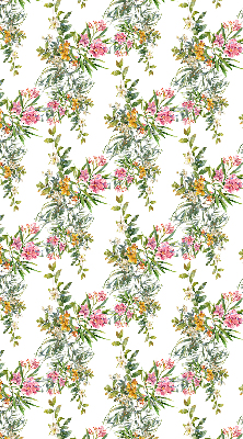 Roller blind for large window Flowers