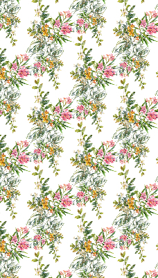 Roller blind for large window Flowers