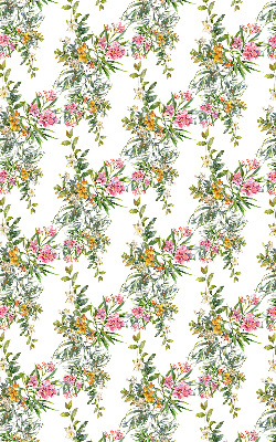Roller blind for large window Flowers