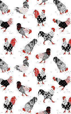 Modern roller blind Roosters