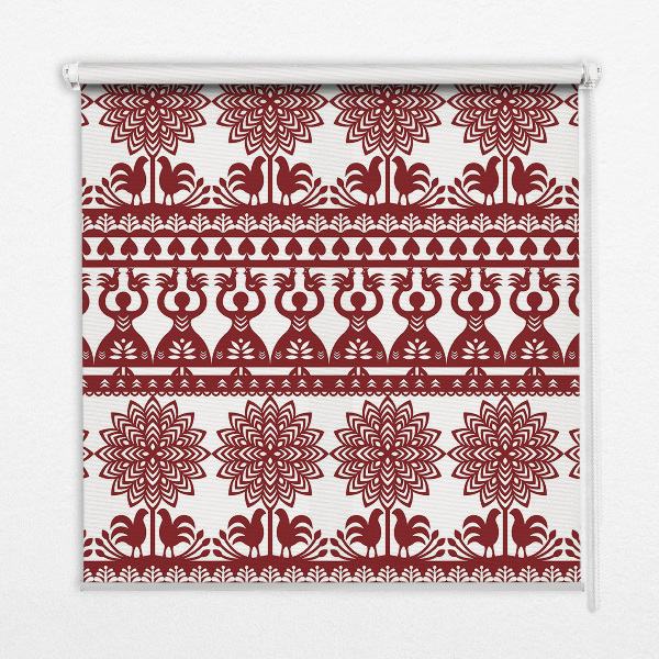 Modern roller blind Brown pattern