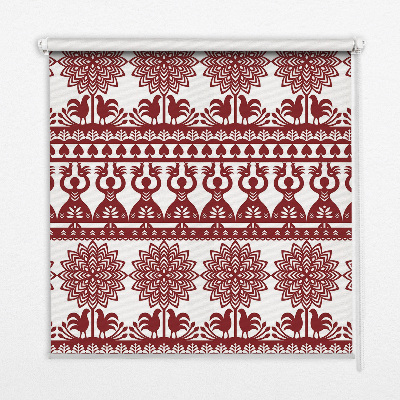 Modern roller blind Brown pattern