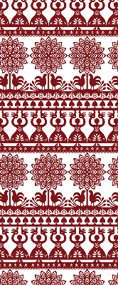 Modern roller blind Brown pattern