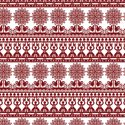 Modern roller blind Brown pattern