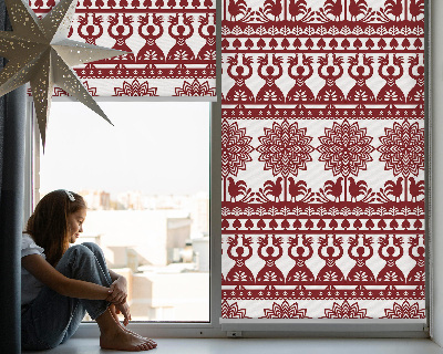Modern roller blind Brown pattern