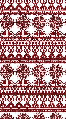 Modern roller blind Brown pattern