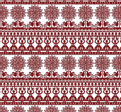Modern roller blind Brown pattern