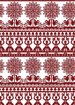 Modern roller blind Brown pattern