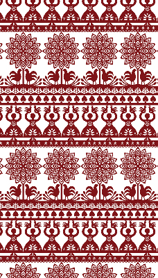 Modern roller blind Brown pattern