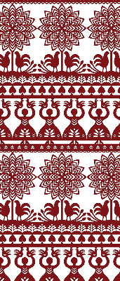 Modern roller blind Brown pattern