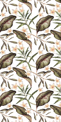 Modern roller blind Flowers with stems