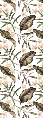 Modern roller blind Flowers with stems