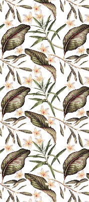 Modern roller blind Flowers with stems