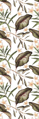 Modern roller blind Flowers with stems