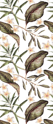 Modern roller blind Flowers with stems