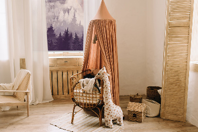 Roller blind for large window Painted Mountains