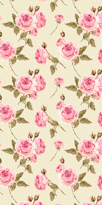 Fabric roller blind Roses