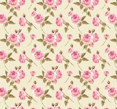 Fabric roller blind Roses