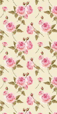 Fabric roller blind Roses