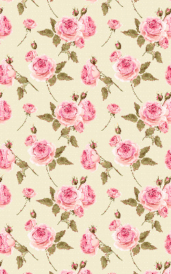 Fabric roller blind Roses