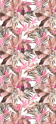 Modern roller blind Pink flowers