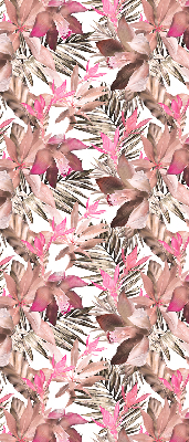 Modern roller blind Pink flowers