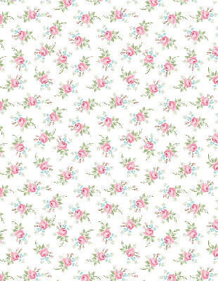 Roller blind for large window Roses